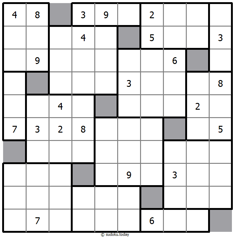 Sudoku 10 boîtes #40213