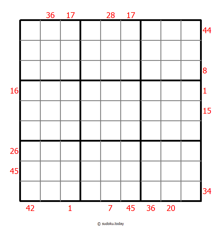 X Sums Sudoku 2-October-2020