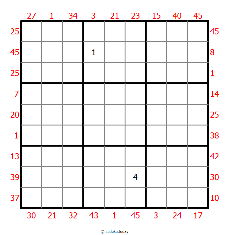 Sudoku Soma X na Fronteira