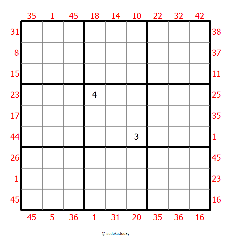 Sudoku Soma X na Fronteira