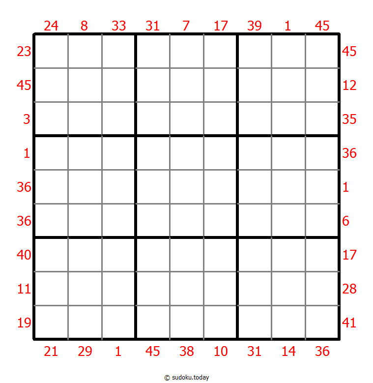 Sudoku Somma dei primi X Numeri