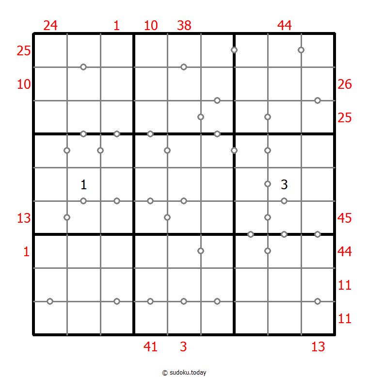 Gemengde Sudoku (XSum+Continu)