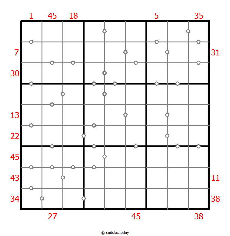 Gemengde Sudoku (XSum+Continu)