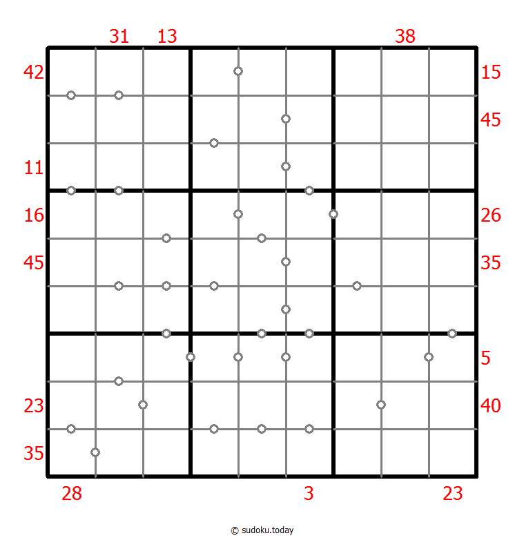 Hybrid Sudoku ( X Sums + Consecutive ) 11 December 2025