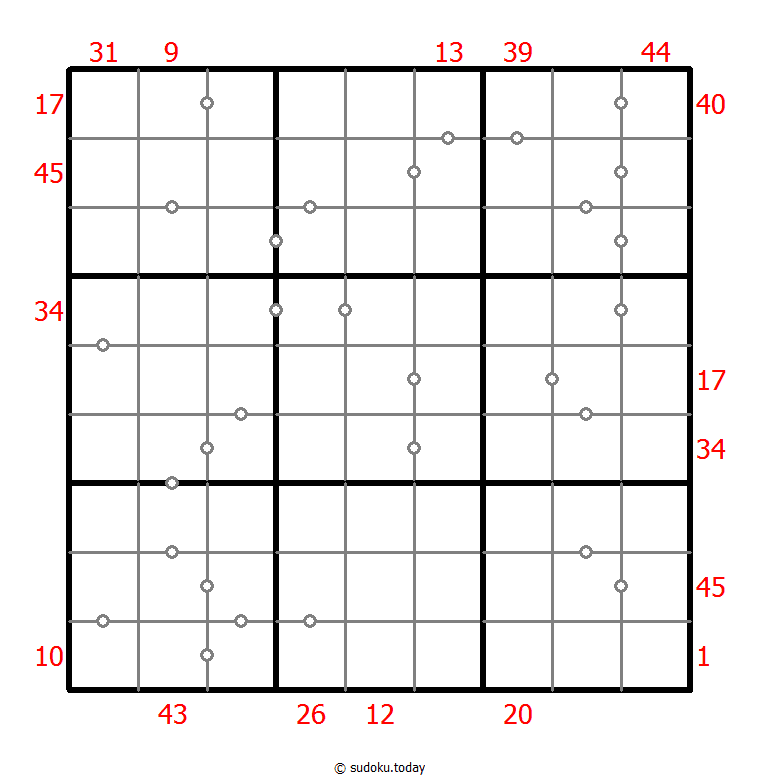Sudoku Ibrido (XSum + Consecutivo completo)