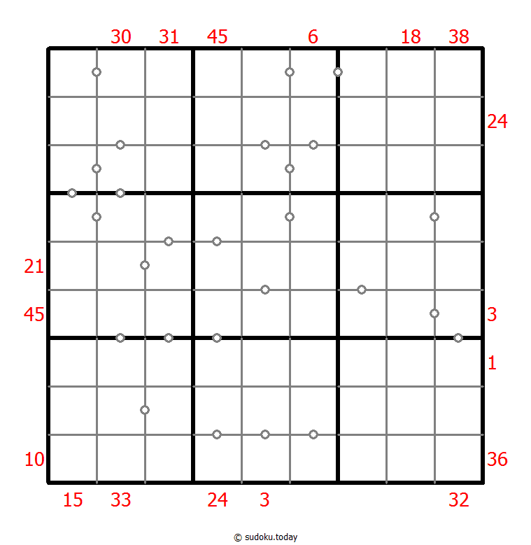 Hybrid Sudoku ( X Sums + Consecutive ) 13 February 2026