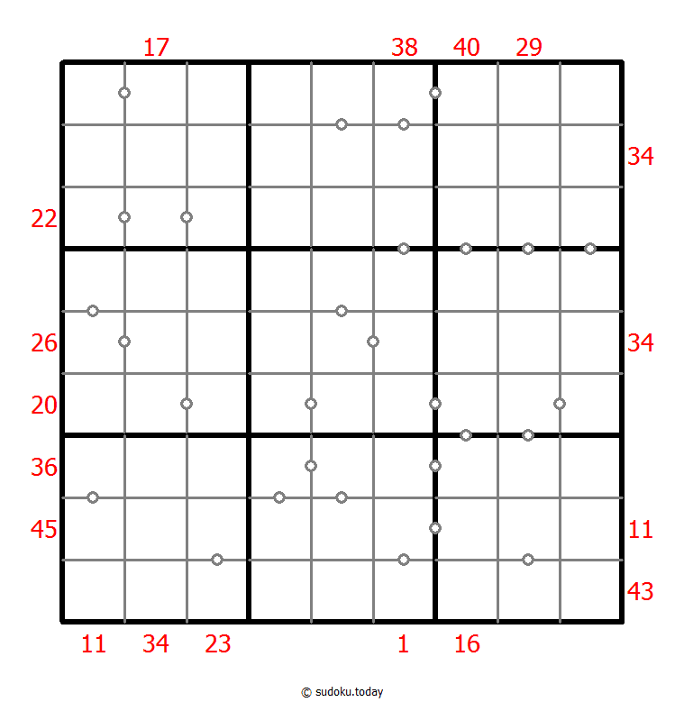 Hybrid Sudoku ( X Sums + Consecutive ) 15 November 2025
