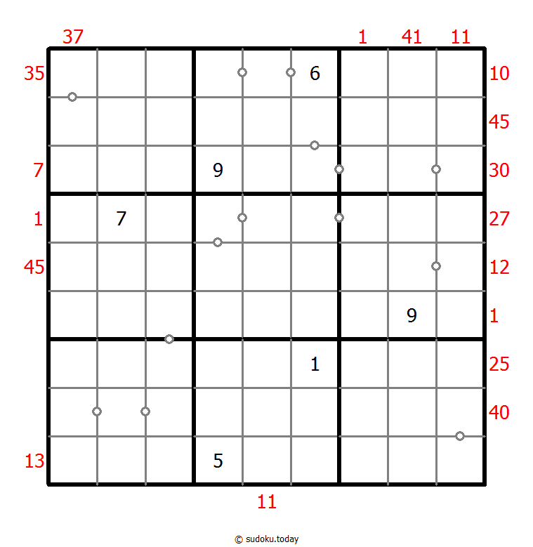Hybrid Sudoku ( X Sums + Consecutive )