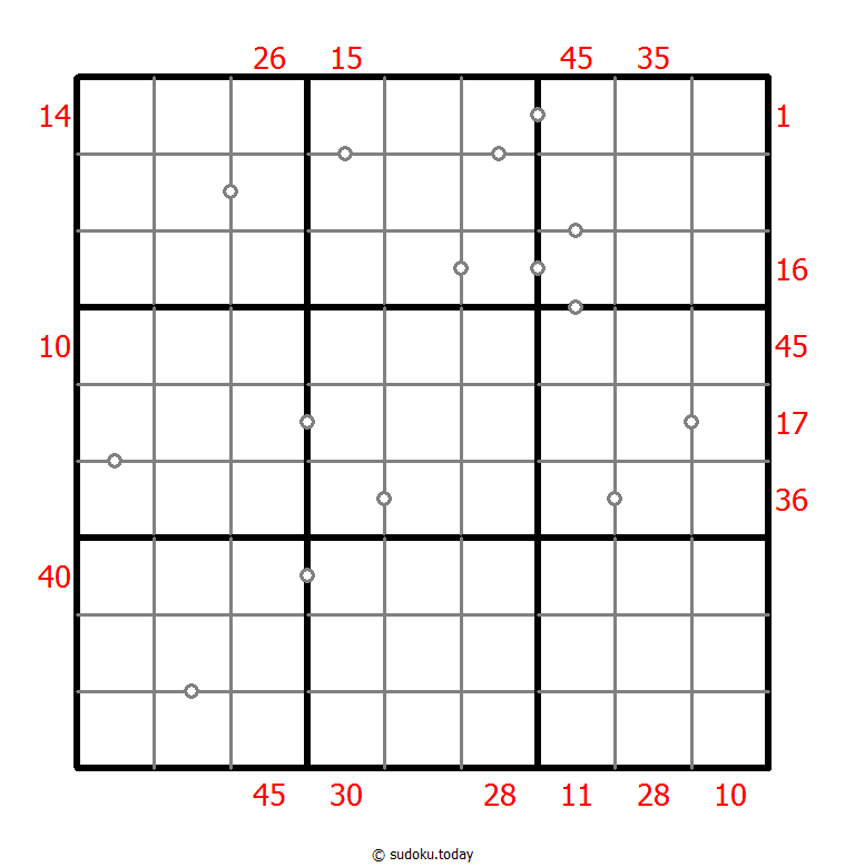 Hybrid Sudoku ( X Sums + Consecutive )