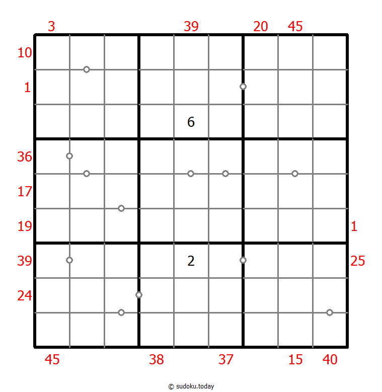 Hybrid Sudoku ( X Sums + Consecutive ) 4-January-2022
