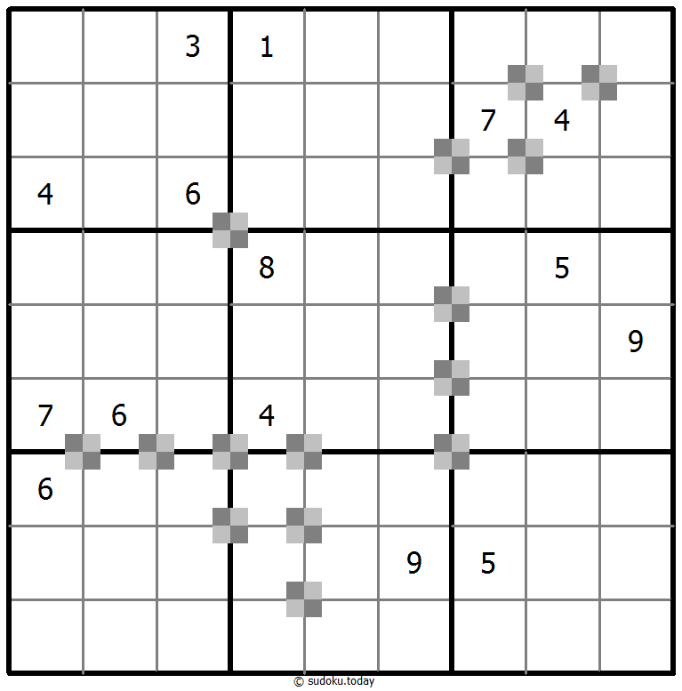 Sudoku Bánh ngọt hai màu #64780