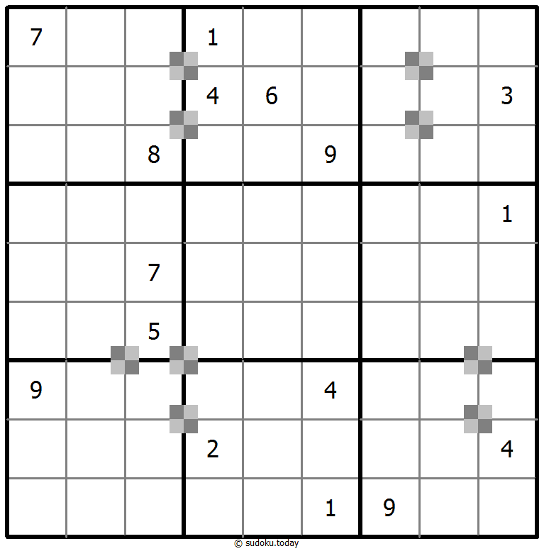 Sudoku Kue Dua Warna #64884