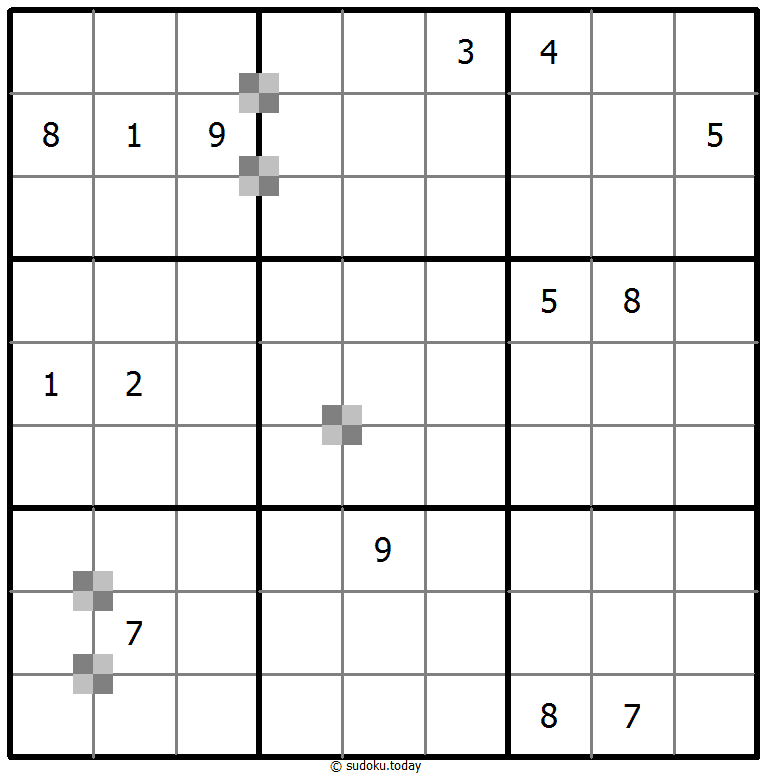 Sudoku Gâteau Bicolore #64928