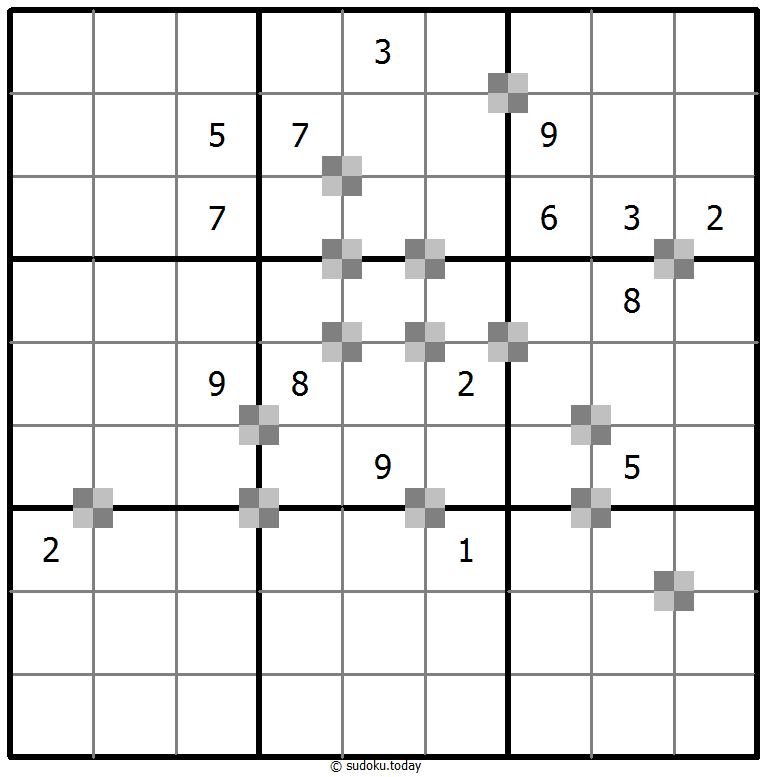 Sudoku Gâteau Bicolore #64990