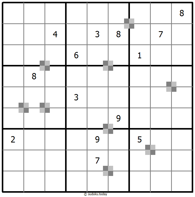 Sudoku Kue Dua Warna #65103