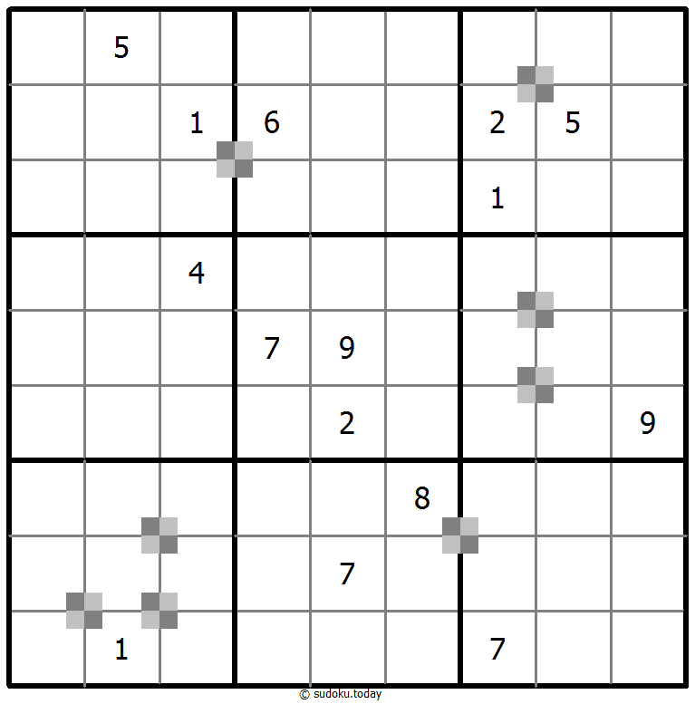 Sudoku Kue Dua Warna #65111