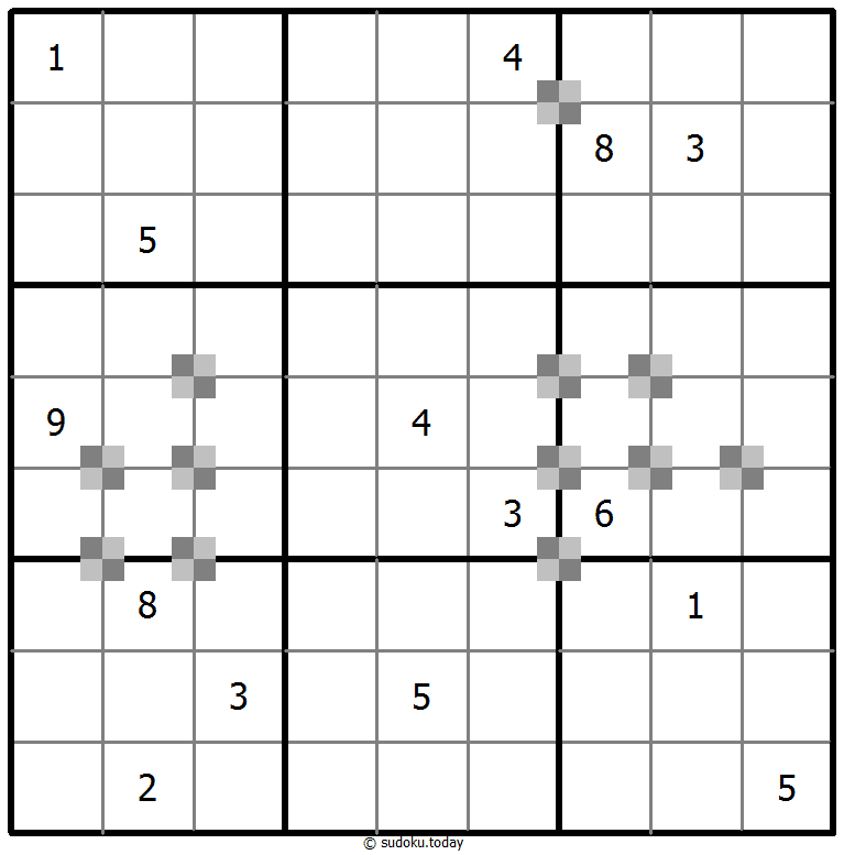 Sudoku Gâteau Bicolore #65153