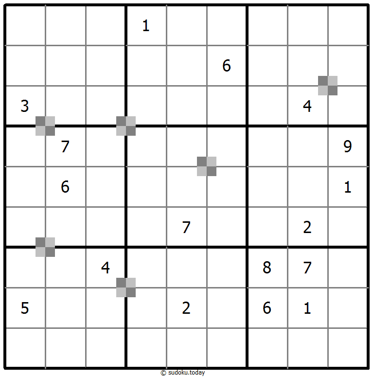 Sudoku Kue Dua Warna 27 October 2025