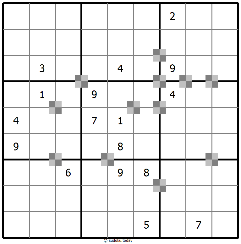 Battenburg Sudoku 25 December 2025