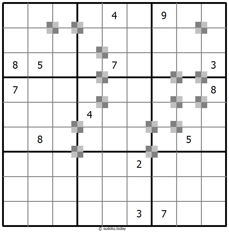 Sudoku Gâteau Bicolore #65188