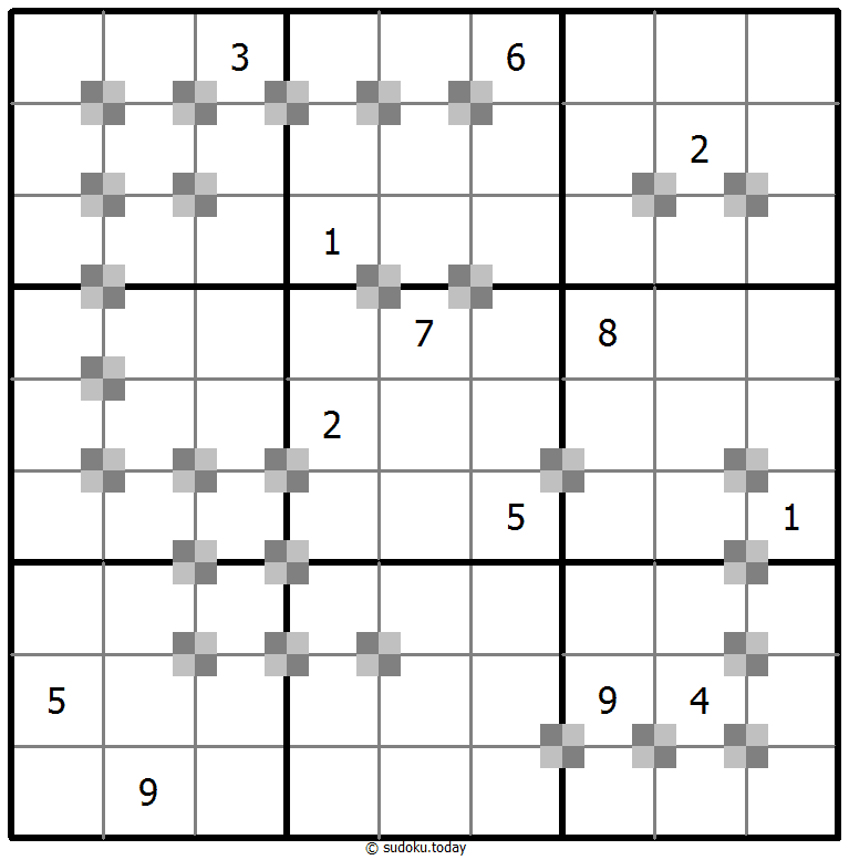 Sudoku Kue Dua Warna