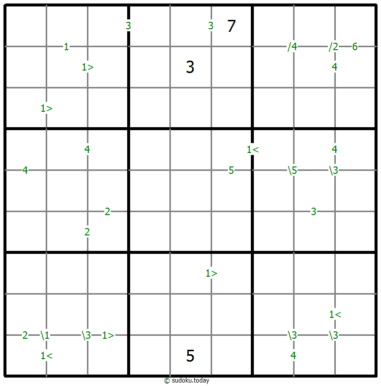 Differences Sudoku
