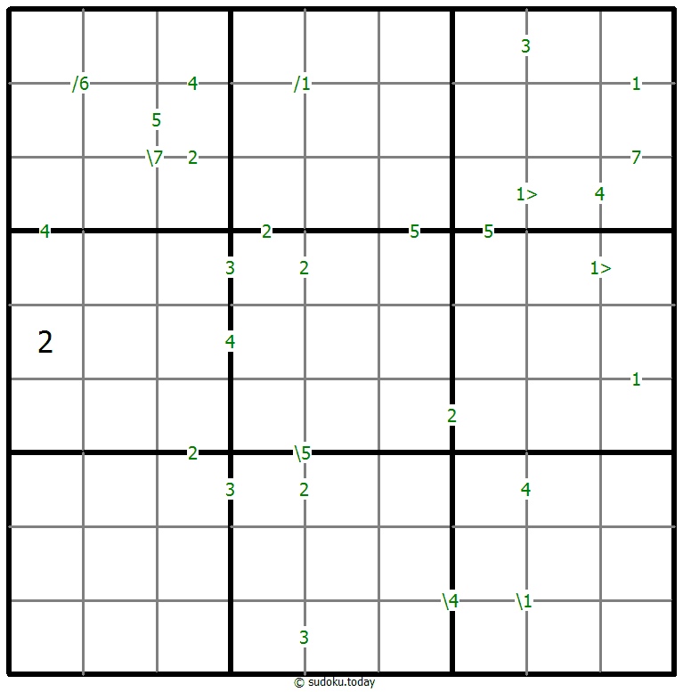 Differences Sudoku 10-November-2020