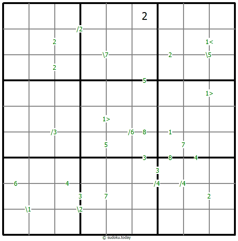 Differences Sudoku
