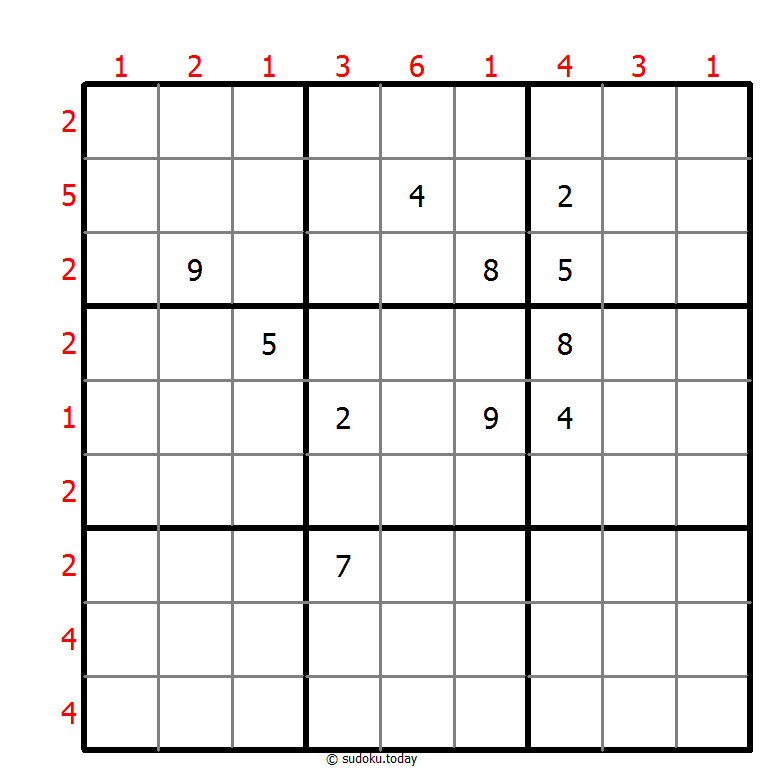 Sudoku de Diferença nas Bordas
