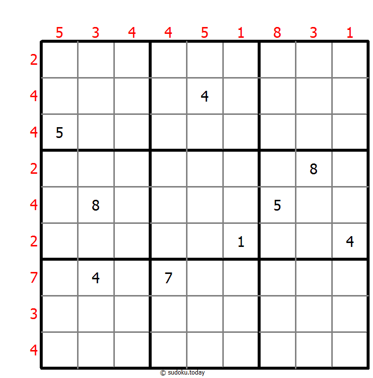 Edge Difference Sudoku 31 tháng 12, 2025