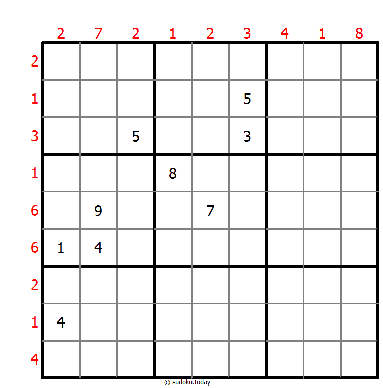 Edge Difference Sudoku 04 tháng 01, 2026