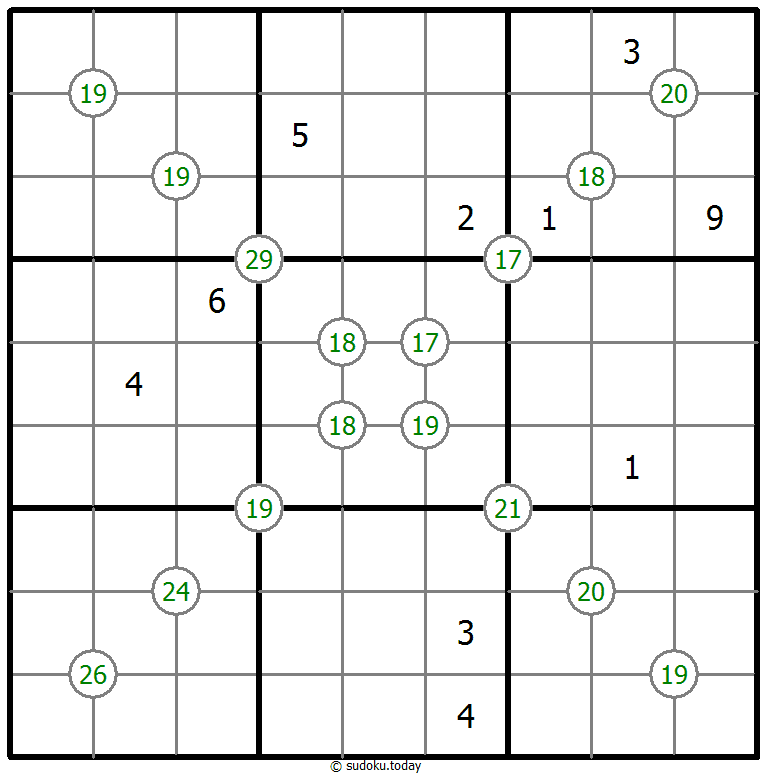 Group Sum Sudoku 17-January-2021