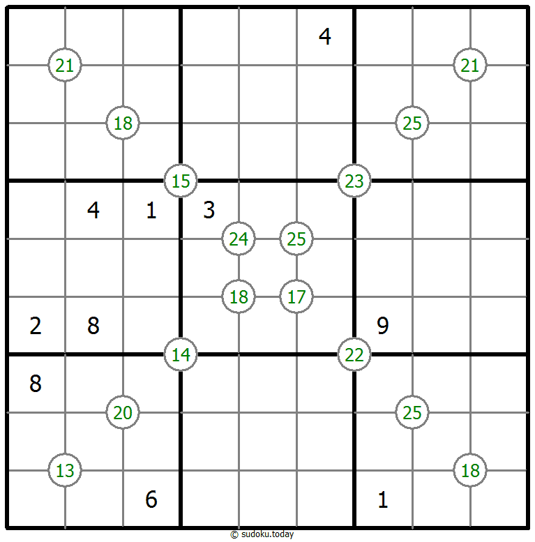 네 숫자 합 수독 #63566