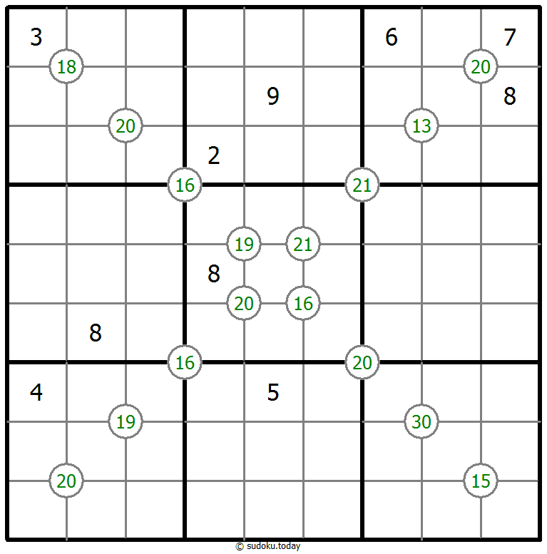 Group Sum Sudoku 1-October-2020