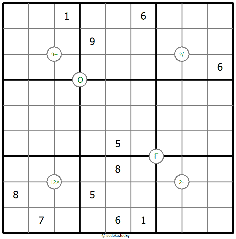 Mathrax Sudoku 05 January 2026