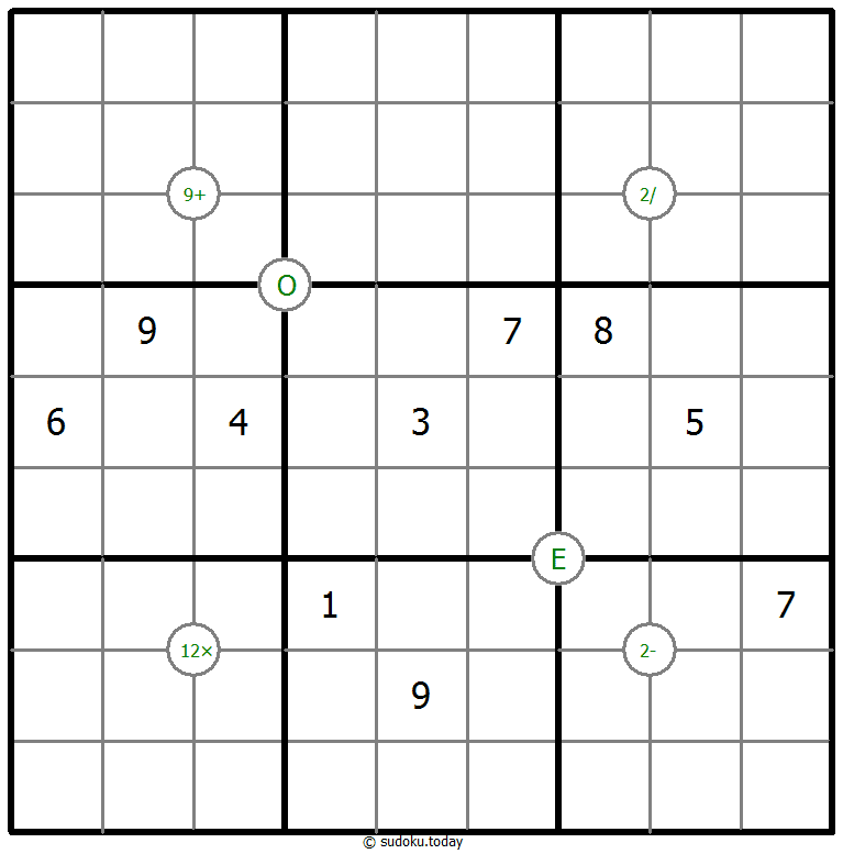 Mathrax Sudoku 6-November-2020