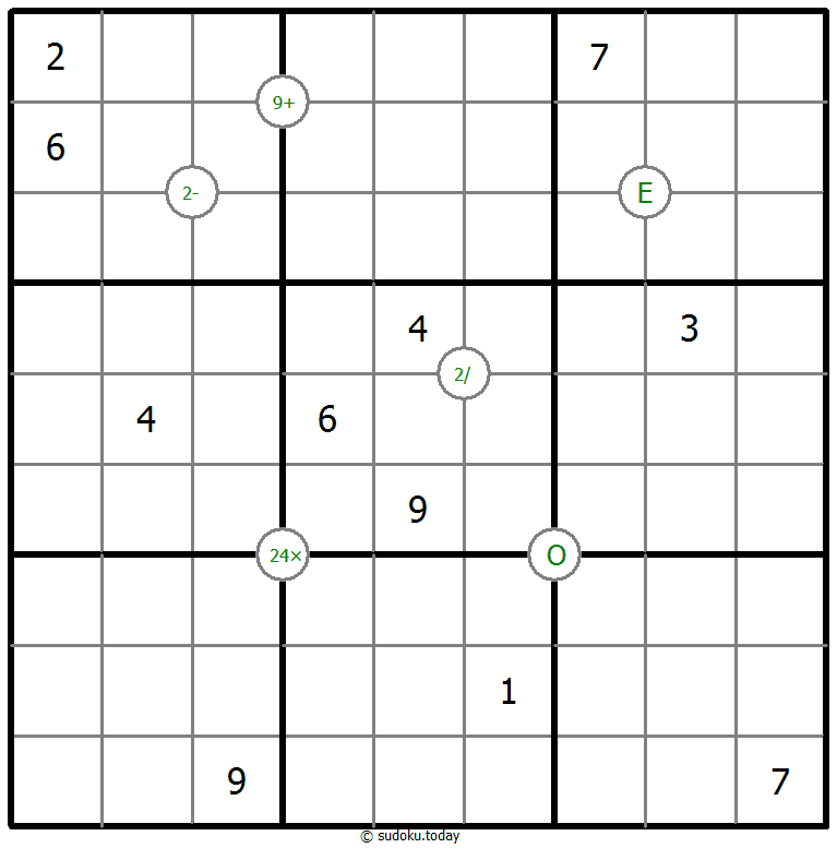 Sudoku Mathématique #65625