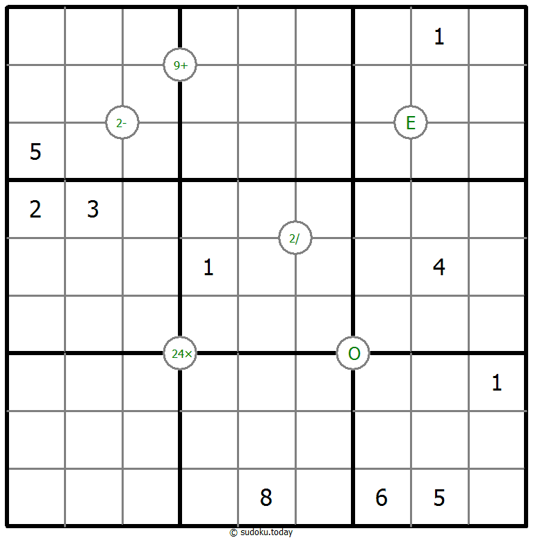 Mathrax Sudoku 5-November-2020