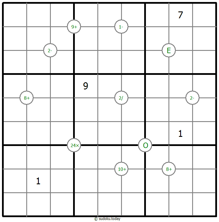 Mathrax Sudoku 10-October-2020