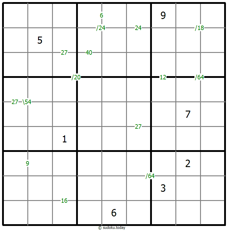 Products Sudoku