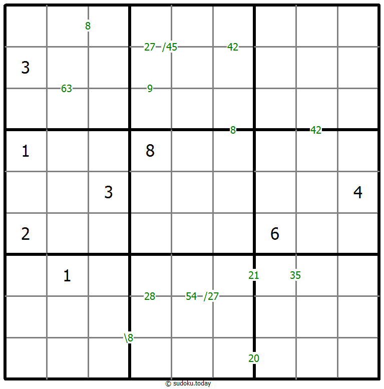 Products Sudoku 29 November 2025