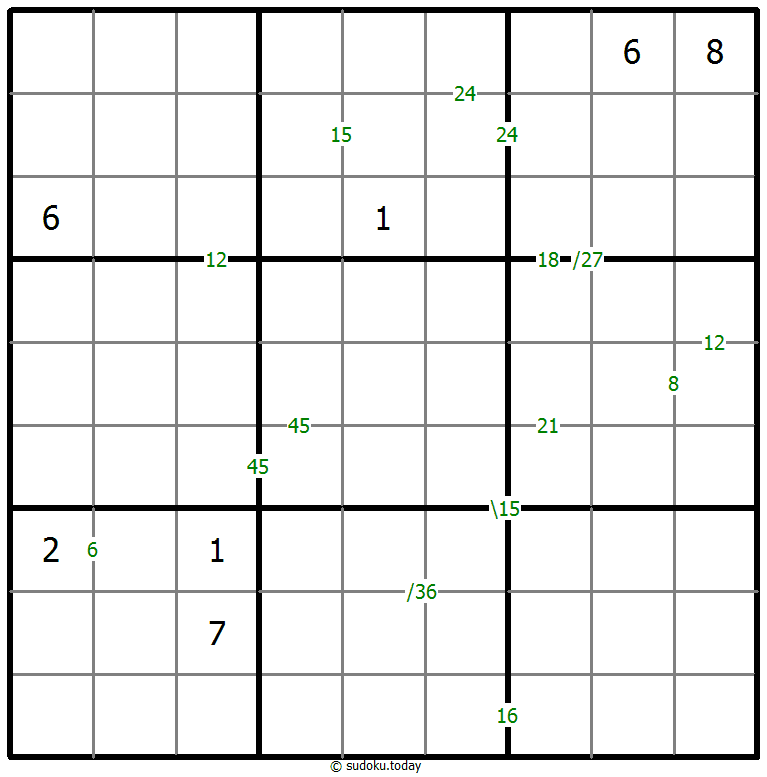Products Sudoku 14 November 2025