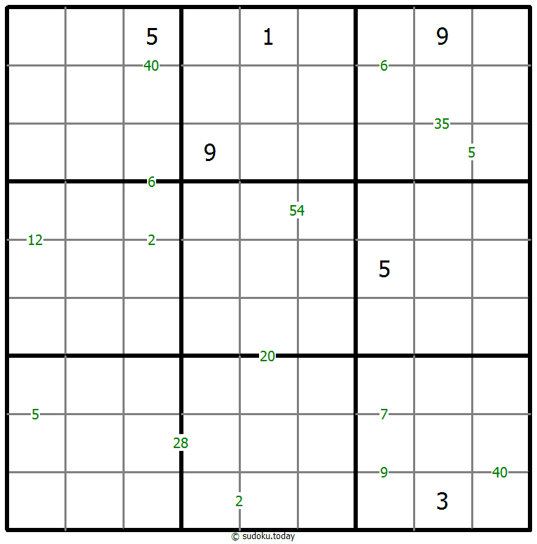 Products Sudoku