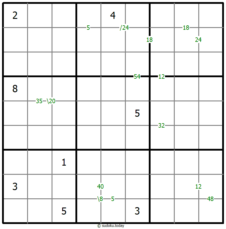 Products Sudoku 11-February-2021