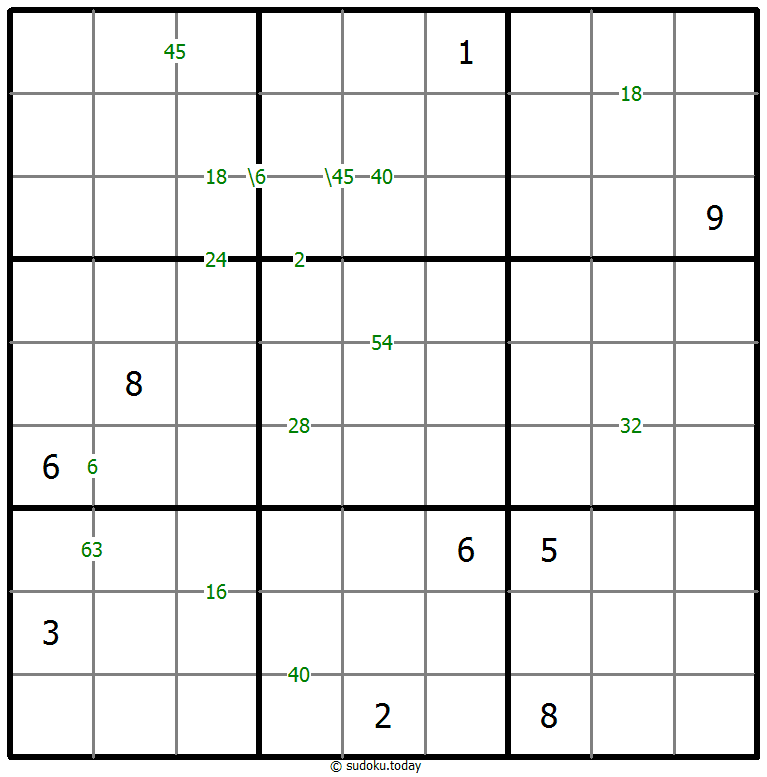 Sudoku de Produto