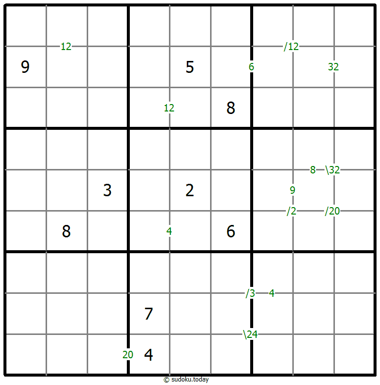 Products Sudoku