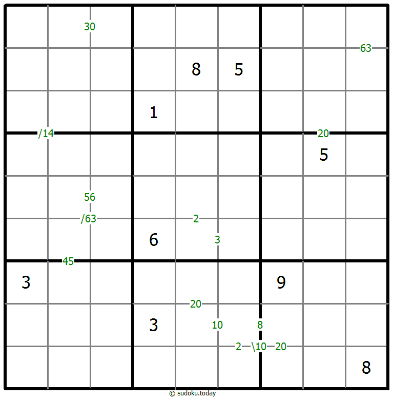 Products Sudoku 18-May-2021