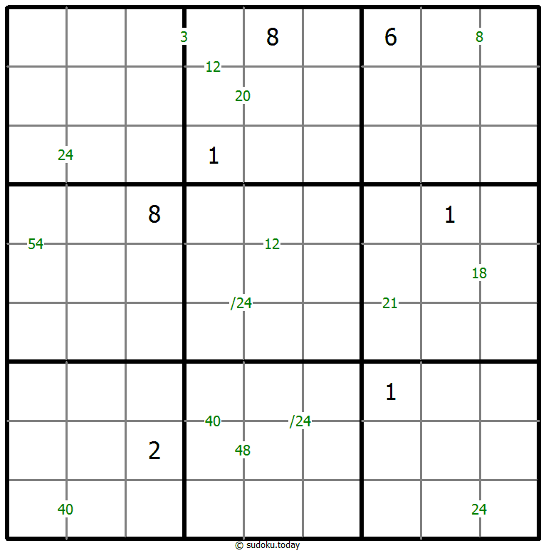 Products Sudoku 09 January 2026