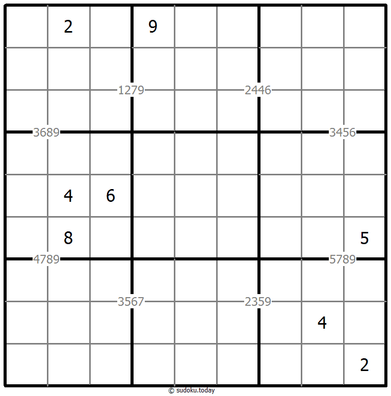 Quadruple sudoku 04 January 2026