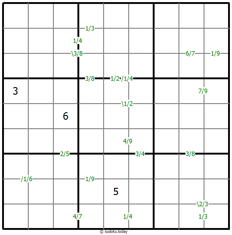 Bölüm Sudoku bulmaca örneği